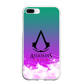 Чехол для iPhone 7Plus/8 Plus матовый с принтом Assassin’s Creed в Новосибирске, Силикон | Область печати: задняя сторона чехла, без боковых панелей | black flag | brotherhood | chronicles | creed | game | origins | revelations | rogue | syndicate | unity | valhalla | альтаир | ассасин | игры | кинжал | пираты