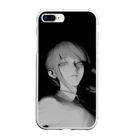 Чехол для iPhone 7Plus/8 Plus матовый с принтом Makima Chainsaw Man в Новосибирске, Силикон | Область печати: задняя сторона чехла, без боковых панелей | anime | chainsaw man | denji | makima | manga | power | аниме | бим | денджи | дьявол бесконечности | кишибэ | летучая мышь | манга | пауэр | хаякава аки | химено | человек бензопила