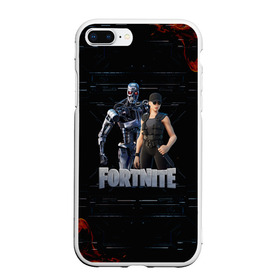 Чехол для iPhone 7Plus/8 Plus матовый с принтом Fortnite - Terminator в Новосибирске, Силикон | Область печати: задняя сторона чехла, без боковых панелей | chapter 2 | fortnite | fortnite 3 | fortnite terminator | sarah connor and terminator 800 | t 800 | t 800 fortnite | сара коннор | скин t 800 | скин терминатора | терминатор | терминатор т 800 | фортнайт | фортнайт глава 2 | фортнайт тер