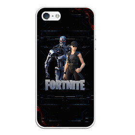 Чехол для iPhone 5/5S матовый с принтом Fortnite - Terminator в Новосибирске, Силикон | Область печати: задняя сторона чехла, без боковых панелей | chapter 2 | fortnite | fortnite 3 | fortnite terminator | sarah connor and terminator 800 | t 800 | t 800 fortnite | сара коннор | скин t 800 | скин терминатора | терминатор | терминатор т 800 | фортнайт | фортнайт глава 2 | фортнайт тер