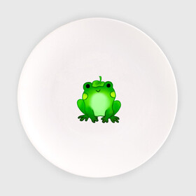 Тарелка с принтом Жаба с листиком в Новосибирске, фарфор | диаметр - 210 мм
диаметр для нанесения принта - 120 мм | жаба | зеленая | лягуха | лягушка | милая | с листочком