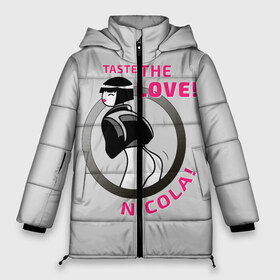 Женская зимняя куртка 3D с принтом НиКола Сyberpunk 2077 в Новосибирске, верх — 100% полиэстер; подкладка — 100% полиэстер; утеплитель — 100% полиэстер | длина ниже бедра, силуэт Оверсайз. Есть воротник-стойка, отстегивающийся капюшон и ветрозащитная планка. 

Боковые карманы с листочкой на кнопках и внутренний карман на молнии | cyberpunk | cyberpunk 2077 | cyberpunk samurai | джонни силверхенд | киберпанк | киберпанк 2077 | киберпанк девушка | никола киберпанк 2077 | никола сyberpunk | реклама киберпанк | риклама киберпанк никола