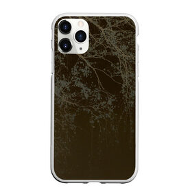 Чехол для iPhone 11 Pro Max матовый с принтом Ветки в Новосибирске, Силикон |  | Тематика изображения на принте: абстракция | ветки | дерево | инверсия | коричневый | лето | листья | осень | природа | путешествие | хаки