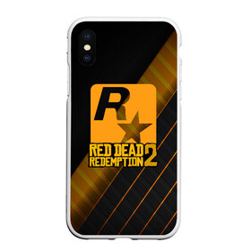 Чехол для iPhone XS Max матовый с принтом RED DEAD REDEMPTION 2 в Новосибирске, Силикон | Область печати: задняя сторона чехла, без боковых панелей | game | gamer | rdr2 | red dead redemption 2 | rockstar studios | игры