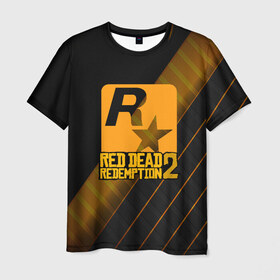 Мужская футболка 3D с принтом RED DEAD REDEMPTION 2 в Новосибирске, 100% полиэфир | прямой крой, круглый вырез горловины, длина до линии бедер | game | gamer | rdr2 | red dead redemption 2 | rockstar studios | игры