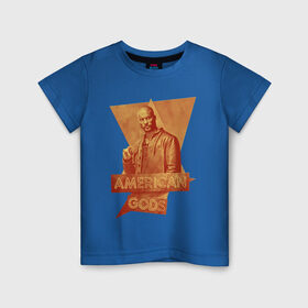Детская футболка хлопок с принтом Тень Мун Американские Боги в Новосибирске, 100% хлопок | круглый вырез горловины, полуприлегающий силуэт, длина до линии бедер | american | gods | lucky | moon | shadow | афроамериканец | герой | главный | избранный | лун | монета | мун | тень | удача