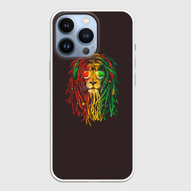 Чехол для iPhone 13 Pro с принтом Bob lion в Новосибирске,  |  | bob_marley | dreadlocks | hippie | jamaica | lion | reggae | боб марли | дреды | регги | хиппи | ямайка