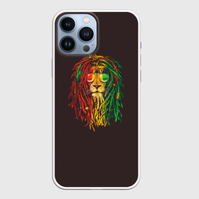 Чехол для iPhone 13 Pro Max с принтом Bob lion в Новосибирске,  |  | bob_marley | dreadlocks | hippie | jamaica | lion | reggae | боб марли | дреды | регги | хиппи | ямайка