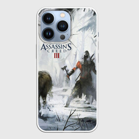 Чехол для iPhone 13 Pro с принтом Assassin’s Creed 3 в Новосибирске,  |  | black flag | brotherhood | chronicles | creed | game | origins | revelations | rogue | syndicate | unity | альтаир | ассасин | игры | кинжал | пираты