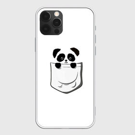 Чехол для iPhone 12 Pro Max с принтом Панда В Кармане в Новосибирске, Силикон |  | animals | beats | head | panda | pocket | в кармане | голова | животные | звери | лапки | любовь | панда