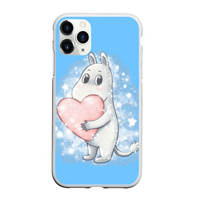 Чехол для iPhone 11 Pro Max матовый с принтом Муми-тролль с сердечком в Новосибирске, Силикон |  | 14февраля | аниме | деньсвятоговалентина | любовь | мультфильм | муми тролль | мумидолина | мумитролли | мумитролль | сказка