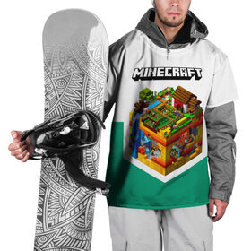 Накидка на куртку 3D с принтом Minecraft в Новосибирске, 100% полиэстер |  | minecraft | алекс | белый | блоки | ведьма | взрывчатка | визера | волк | гаст | добывать | дракон | зеленый куб | зомби | игра | крафт | крипер | кубики | лошадка | майн | майнкрафт | манкрафт | овечка | оцелот