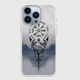 Чехол для iPhone 13 Pro с принтом русь в Новосибирске,  |  | ethnic | folk | runes | slav | викинги | вороны | руны | русь | скандинавия | славяне | фолк | фольклор | этника | этно | язычество