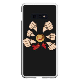 Чехол для Samsung S10E с принтом One piece в Новосибирске, Силикон | Область печати: задняя сторона чехла, без боковых панелей | anime | one piece | аниме | анимэ | большой куш | ван пис | король пиратов | луффи | пират | пираты | пираты соломенной шляпы | рыжий шанкс | эйтиро одо