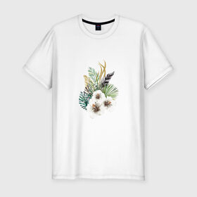 Мужская футболка хлопок Slim с принтом Алоха в Новосибирске, 92% хлопок, 8% лайкра | приталенный силуэт, круглый вырез ворота, длина до линии бедра, короткий рукав | Тематика изображения на принте: девушке | любовь | пляж | цветы