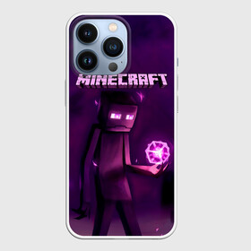 Чехол для iPhone 13 Pro с принтом Minecraft Слендермен в Новосибирске,  |  | minecraft | алекс | белый | блоки | ведьма | взрывчатка | визера | волк | гаст | добывать | дракон | зеленый куб | зомби | игра | крафт | крипер | кубики | лошадка | майн | майнкрафт | манкрафт | овечка | оцелот