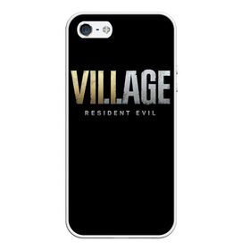 Чехол для iPhone 5/5S матовый с принтом Resident Evil Village в Новосибирске, Силикон | Область печати: задняя сторона чехла, без боковых панелей | lady dimitrescu | resident evil | resident evil 8 | vampire | village | вампир | деревня | итан уинтерс | крис рэдфилд | леди димитреску | мем | резидент ивел | резидент ивел 8