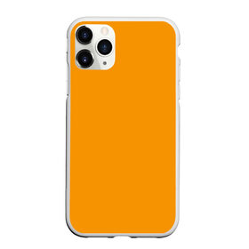 Чехол для iPhone 11 Pro Max матовый с принтом Цвет Шафран (без рисунка) в Новосибирске, Силикон |  | без рисунка | горчичный | желто оранжевый тон | желтый | модные цвета 2020 | оранжевый | рыжий | сочный цвет | цвет 2020 | шафран | яркие цвета