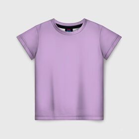 Детская футболка 3D с принтом Глициниевый цвет (без рисунка) в Новосибирске, 100% гипоаллергенный полиэфир | прямой крой, круглый вырез горловины, длина до линии бедер, чуть спущенное плечо, ткань немного тянется | Тематика изображения на принте: глициниевый | однотонный | пурпурный | розовый | фиолетовый | цвет