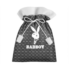 Подарочный 3D мешок с принтом BADBOY (плохой мальчик) в Новосибирске, 100% полиэстер | Размер: 29*39 см | erotic | femdom | love | playboy | для влюбленных | любовь | плейбой | подарок любви | поцелуй | романтика | садо мазо | свидание | страсть | фемдом 
