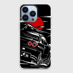Чехол для iPhone 13 Pro с принтом Skyline R 34 R34 скайлайн в Новосибирске,  |  | Тематика изображения на принте: drift | nissan | r32 | r34 | skyline | skyline r34 | дрифт | машина | нисан | ниссан | скайлайн р34 | тойота