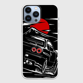 Чехол для iPhone 13 Pro Max с принтом Skyline R 34 R34 скайлайн в Новосибирске,  |  | Тематика изображения на принте: drift | nissan | r32 | r34 | skyline | skyline r34 | дрифт | машина | нисан | ниссан | скайлайн р34 | тойота