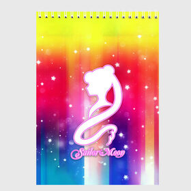 Скетчбук с принтом Sailor Moon в Новосибирске, 100% бумага
 | 48 листов, плотность листов — 100 г/м2, плотность картонной обложки — 250 г/м2. Листы скреплены сверху удобной пружинной спиралью | Тематика изображения на принте: ami | girl | mizuno | moon | sailor | tsukino | usagi | ами | банни | волшебница | девушка | малышка | махо сёдзё | мидзуно | минако | мун | рэй | сейлор | усаги | хино | цукино | чибиуса