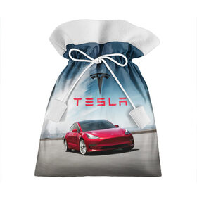 Подарочный 3D мешок с принтом Tesla Model 3 в Новосибирске, 100% полиэстер | Размер: 29*39 см | 3 | america | auto | car | electric | elon | model | motors | musk | tesla | usa | vehicle | авто | америка | илон | маск | модель | сша | тесла | электромобиль