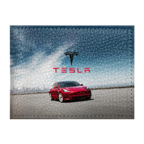 Обложка для студенческого билета с принтом Tesla Model 3 в Новосибирске, натуральная кожа | Размер: 11*8 см; Печать на всей внешней стороне | 3 | america | auto | car | electric | elon | model | motors | musk | tesla | usa | vehicle | авто | америка | илон | маск | модель | сша | тесла | электромобиль