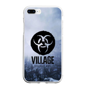 Чехол для iPhone 7Plus/8 Plus матовый с принтом RESIDENT EVIL : VILLAGE в Новосибирске, Силикон | Область печати: задняя сторона чехла, без боковых панелей | Тематика изображения на принте: biohazard | game | monster | resident evil | resident evil 8 | umbrella | umbrella corp | umbrella corporation | zombie | обитель зла