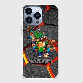 Чехол для iPhone 13 Pro с принтом MINECRAFT   МАНКРАФТ в Новосибирске,  |  | creeper | earth | game | logo | mine | minecraft | mobile | online | земля | игра | крипер | лого | майнкрафт | онлайн | подземелье