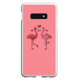 Чехол для Samsung S10E с принтом Love Forever в Новосибирске, Силикон | Область печати: задняя сторона чехла, без боковых панелей | Тематика изображения на принте: angel | cupid | day | flamingo | happy | heart | love | rose | valentine | valentines | ангел | валентин | валентина | валентинка | день | купидон | любовь | святого | святой | сердце | фламинго