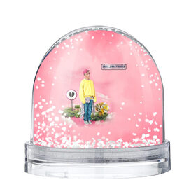 Снежный шар с принтом Ваня Дмитриенко в Новосибирске, Пластик | Изображение внутри шара печатается на глянцевой фотобумаге с двух сторон | ваня дмитриенко | венера  юпитер | исполнитель | музыка | трек