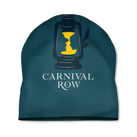 Шапка 3D с принтом Карнивал Роу - Carnival Row в Новосибирске, 100% полиэстер | универсальный размер, печать по всей поверхности изделия | carnival row | волшебный | исторический | карнивал роу | крылья | лампа | лого | логотип | подарок | сериал | сказка | фея | шляпа