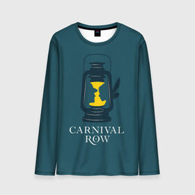 Мужской лонгслив 3D с принтом Карнивал Роу - Carnival Row в Новосибирске, 100% полиэстер | длинные рукава, круглый вырез горловины, полуприлегающий силуэт | Тематика изображения на принте: carnival row | волшебный | исторический | карнивал роу | крылья | лампа | лого | логотип | подарок | сериал | сказка | фея | шляпа