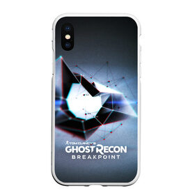 Чехол для iPhone XS Max матовый с принтом GHOST RECON BREAK POINT в Новосибирске, Силикон | Область печати: задняя сторона чехла, без боковых панелей | Тематика изображения на принте: action | game | rainbow six siege | tom clancys | броня | игры | осада | радуга | радуга 6 | том кленси | шутер