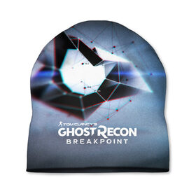 Шапка 3D с принтом GHOST RECON BREAK POINT в Новосибирске, 100% полиэстер | универсальный размер, печать по всей поверхности изделия | action | game | rainbow six siege | tom clancys | броня | игры | осада | радуга | радуга 6 | том кленси | шутер