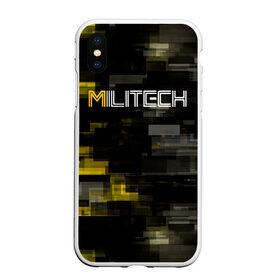 Чехол для iPhone XS Max матовый с принтом MILITECH камуфляж Cyberpunk 2077 в Новосибирске, Силикон | Область печати: задняя сторона чехла, без боковых панелей | Тематика изображения на принте: cyberpunk 2077 | hacker | maelstrom | militech | quadra | samurai | sci fi | technology | trauma team | v | будущее | игра | иероглифы | киану ривз | кибер | киберпанк | киборг | киборги | корпорация | лого | милитек | панк | роботы | самурай | т