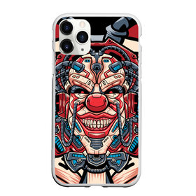 Чехол для iPhone 11 Pro Max матовый с принтом Механический клоун в Новосибирске, Силикон |  | clown | cyberpunk | evil | head | mask | mechanical | rage | robot | skull | арт | гнев | голова | демон | злой | киберпанк | клоун | маска | механический | монстр | робот | череп