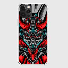 Чехол для iPhone 12 Pro Max с принтом CyberSkull в Новосибирске, Силикон |  | cyberpunk | evil | head | mask | mechanical | rage | robot | skull | арт | гнев | голова | демон | дьявол | злой | киберпанк | маска | механический | монстр | робот | рога | самурай | череп