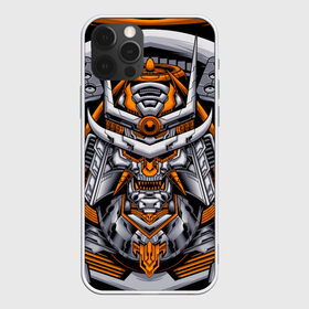 Чехол для iPhone 12 Pro Max с принтом Cyber Samurai в Новосибирске, Силикон |  | cyberpunk | evil | head | mask | mechanical | rage | robot | skull | арт | гнев | голова | демон | дьявол | злой | киберпанк | маска | механический | монстр | робот | рога | самурай | череп