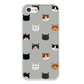 Чехол для iPhone 5/5S матовый с принтом Кошечки в Новосибирске, Силикон | Область печати: задняя сторона чехла, без боковых панелей | cat | cats | cosmos | kitten | mem | memes | rose | roses | глаза | глазки | киска | космос | кот | котёнок | котик | котики | котэ | котята | кошак | кошка | кошки | красивая | мем | мемчики | милая | прикольная | розы | светлая