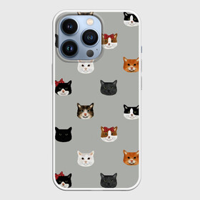 Чехол для iPhone 13 Pro с принтом Кошечки в Новосибирске,  |  | cat | cats | cosmos | kitten | mem | memes | rose | roses | глаза | глазки | киска | космос | кот | котёнок | котик | котики | котэ | котята | кошак | кошка | кошки | красивая | мем | мемчики | милая | прикольная | розы | светлая