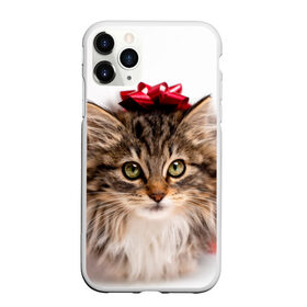 Чехол для iPhone 11 Pro матовый с принтом я лучший подарочек в Новосибирске, Силикон |  | Тематика изображения на принте: бантик | взгляд | глаза | животные | звери | зверь | киса | кисонька | кот | котейка | котик | коты | котэ | кошки | лапы | нос | подарок | подарочек | сюрприз | усы | уши | шерсть