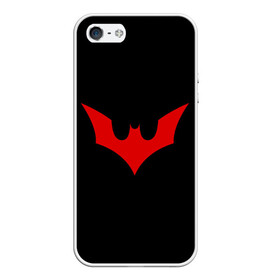 Чехол для iPhone 5/5S матовый с принтом Batman Beyond в Новосибирске, Силикон | Область печати: задняя сторона чехла, без боковых панелей | arturcherkasov1995 | batman | vsemayki