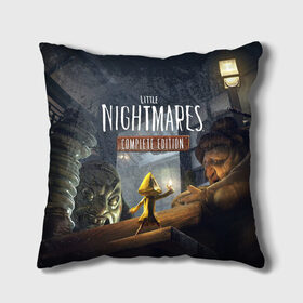 Подушка 3D с принтом Little Nightmares 2 в Новосибирске, наволочка – 100% полиэстер, наполнитель – холлофайбер (легкий наполнитель, не вызывает аллергию). | состоит из подушки и наволочки. Наволочка на молнии, легко снимается для стирки | little nightmares | nightmares | игры | литл найтмейрс | моно | учительница