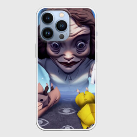 Чехол для iPhone 13 Pro с принтом Little Nightmares в Новосибирске,  |  | Тематика изображения на принте: horror | little nightmares | monster | логотипы игр | мертвая учительница | монстры | ужастики | учительница | шестая