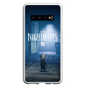 Чехол для Samsung Galaxy S10 с принтом Little Nightmares II в Новосибирске, Силикон | Область печати: задняя сторона чехла, без боковых панелей | Тематика изображения на принте: games | little nightmares | playstation | игра | мрачный | персонаж игры | человечек