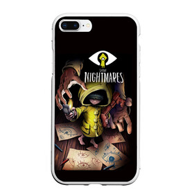 Чехол для iPhone 7Plus/8 Plus матовый с принтом Шестая. Little Nightmares в Новосибирске, Силикон | Область печати: задняя сторона чехла, без боковых панелей | bandai | game | indie | little | little nightmares | namco | nightmares | глаз | игра | игры | инди | карты | квест | ключ | литл найтмейрс | логотипы игр | маленькие | моно | монстр | платформер | рисунок | руки | ужастик | хоррор