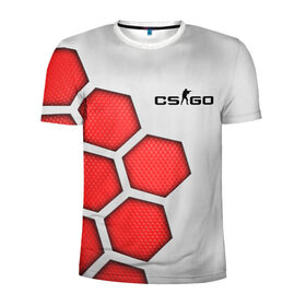 Мужская футболка 3D спортивная с принтом CS GO SNIPER в Новосибирске, 100% полиэстер с улучшенными характеристиками | приталенный силуэт, круглая горловина, широкие плечи, сужается к линии бедра | counter strike | cs go | cs go global offensive | team cs
